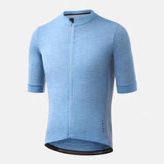 PEdALED Essential Merino Wool Jersey - Light Blue - SpinWarriors