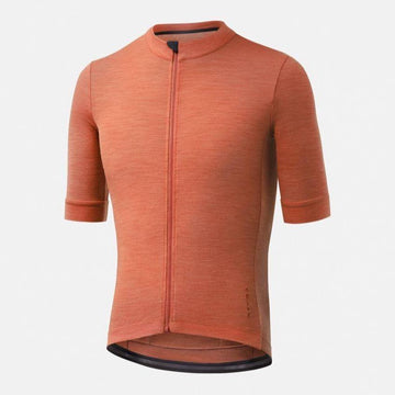 PEdALED Essential Merino Wool Jersey - Orange - SpinWarriors