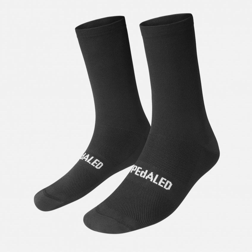 PEdALED Mirai Lighweight Cycling Socks - Black - SpinWarriors