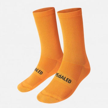 PEdALED Mirai Lighweight Cycling Socks - Orange - SpinWarriors