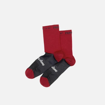 PEdALED Iro Pro Socks Plain - Red - SpinWarriors