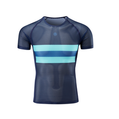 Chapeau! Mesh Short Sleeve Base Layer - Obsidian Blue - SpinWarriors