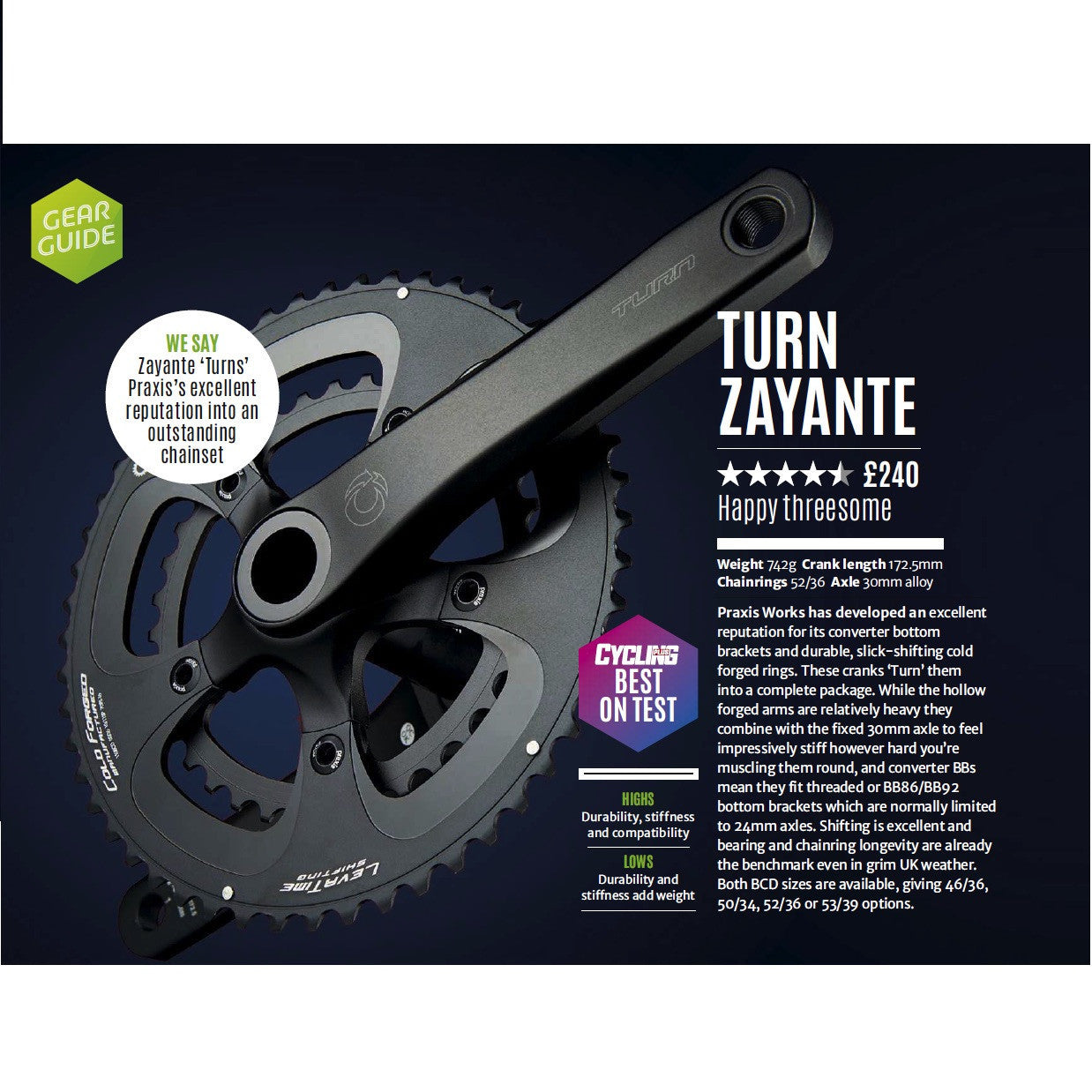 Praxis Works Zayante M30 46-36/170/110 Crankset – SpinWarriors Praxis Works Zayante M30 46-36/170/110 Crankset – SpinWarriors