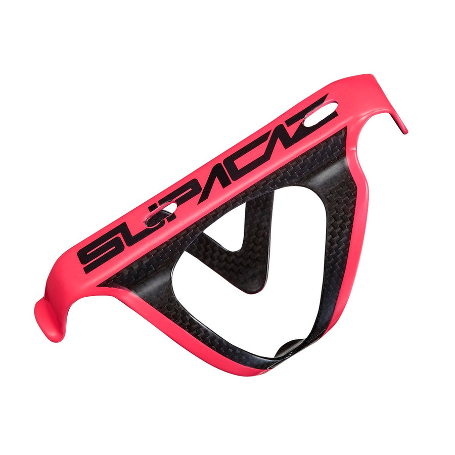 Supacaz Fly Cage Carbon Neon Pink SpinWarriors