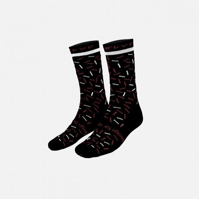 PEdALED Odyssey Silk Socks - Black - SpinWarriors
