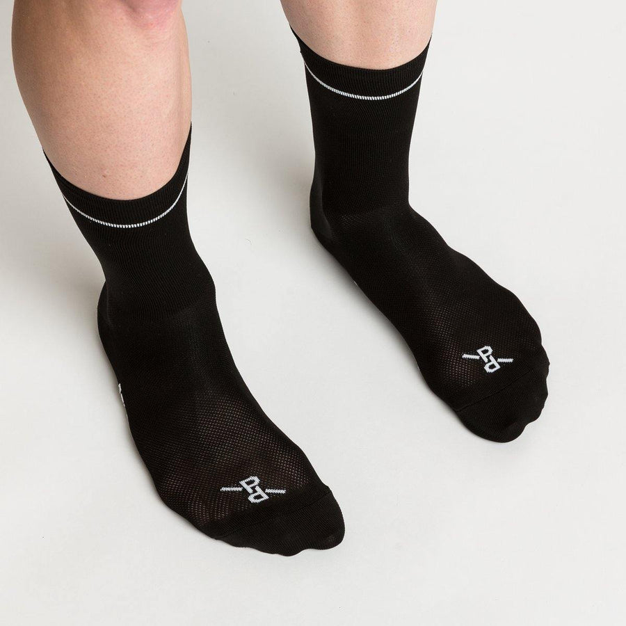 Peloton de Paris Classic PLTN Socks - Black - SpinWarriors