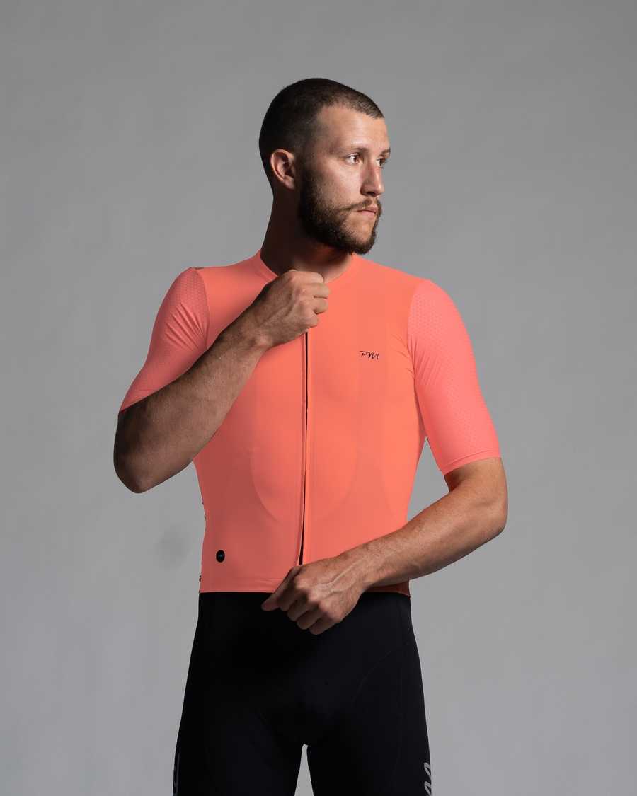 Pedal Mafia Pro Jersey - Coral - SpinWarriors