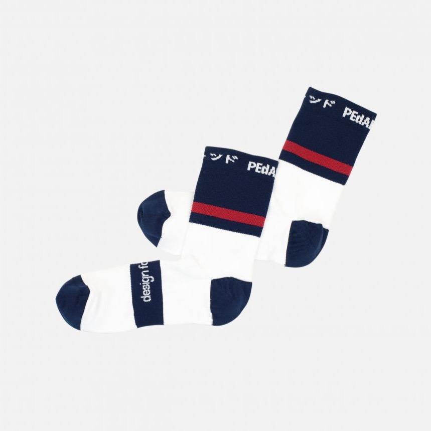 PEdALED Iro Pro Socks Big Stripe - Blue - SpinWarriors