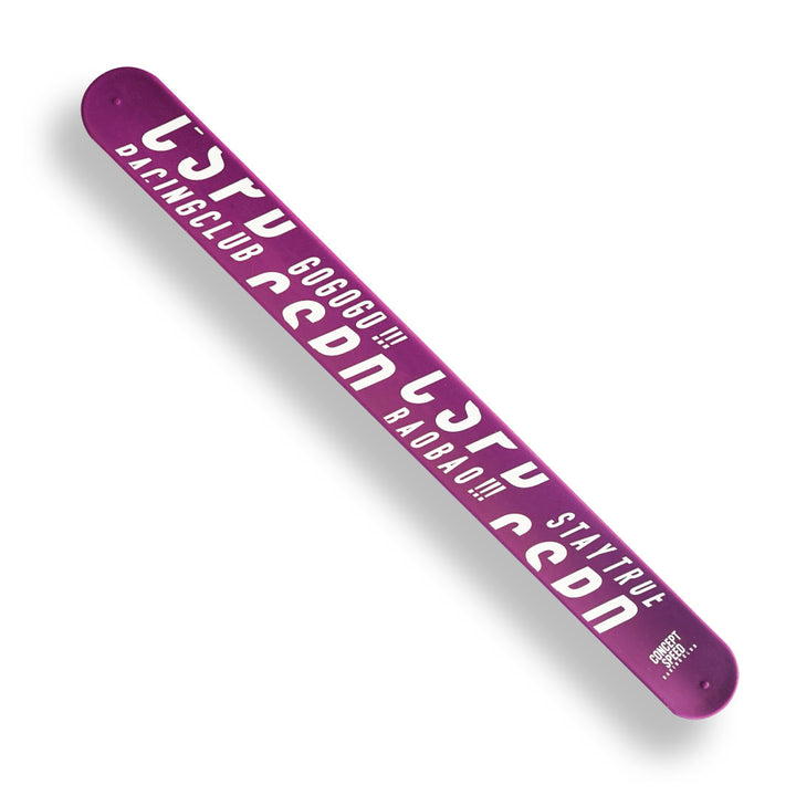 Concept Speed (CSPD) Aluminium Slap Band - Purple/White
