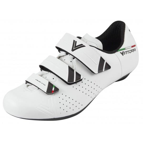 Vittoria Rapide Road Shoes - White - SpinWarriors