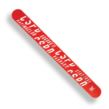Concept Speed (CSPD) Aluminium Slap Band - Red/White