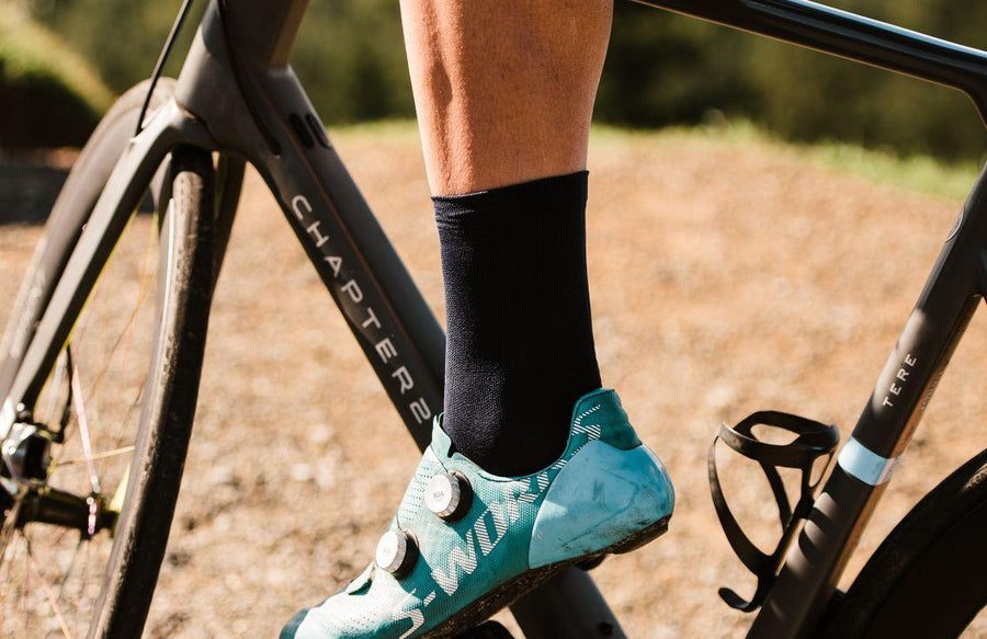 PEdALED Mirai Lighweight Cycling Socks - Navy - SpinWarriors