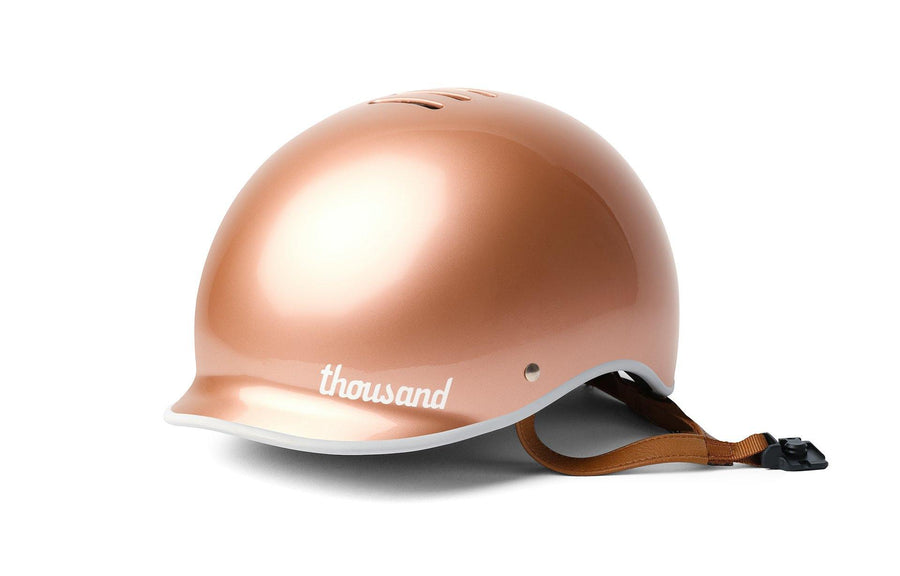Thousand Metallics Collection Helmet - Rose Gold - SpinWarriors