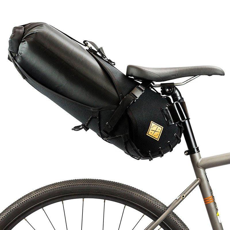 Restrap Saddle Bag Holster + Dry Bag (14 Litres) - Black/Black - SpinWarriors