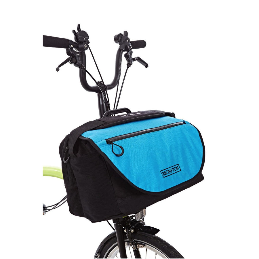 Brompton S Bag with Lagoon Blue Flap