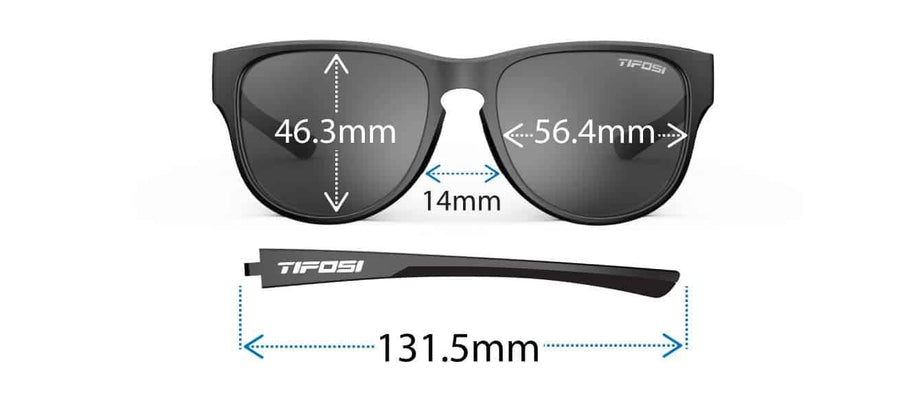 Tifosi Smoove Satin Black/Java Fade Sunglasses - Brown Polarized Lens - SpinWarriors