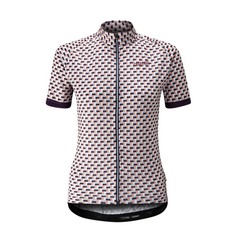 Chapeau! Madeleine Woman Jersey - Tile Print, Purple Moon - SpinWarriors