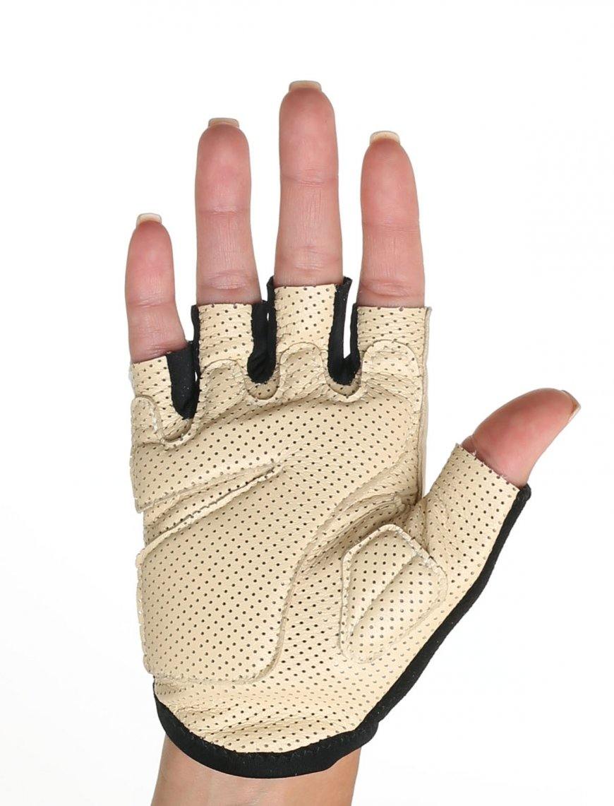 G4 Summer Leather Gloves - White - SpinWarriors