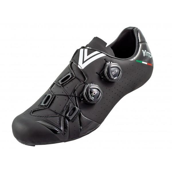 Vittoria Velar Road Shoes - Black - SpinWarriors