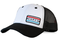 CHPT3 Stripe Cap - White - SpinWarriors