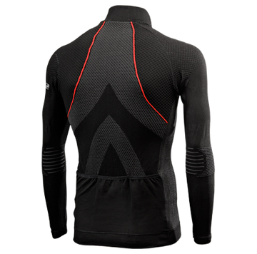 SIX2 Wind Jersey AW - Black/Red - SpinWarriors