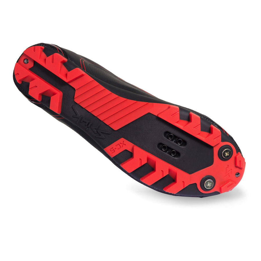 Spiuk Altube-M MTB Shoes - Black Matte/Red - SpinWarriors