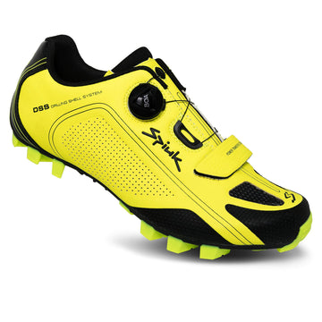 Spiuk Altube-M MTB Shoes - Yellow Fluor Matte - SpinWarriors